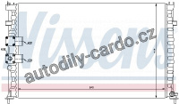 Chladič motoru NISSENS 63735 Chladič motoru NISSENS 63735