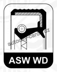 Těsnící kroužek hřídele, diferenciál ELRING 063.665
