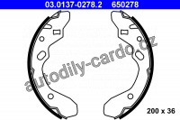 Sada brzdových čelistí ATE 03.0137-0278 (AT 650278)