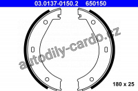 Sada brzdových čelistí ATE 03.0137-0150 (AT 650150) - BMW
