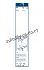 Sada stěračů BOSCH (BO 3397001472) - 450mm + 400mm