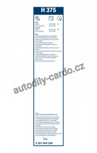Stěrač BOSCH (BO 3397004558) - 375mm
