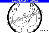 Sada brzdových čelistí ATE 03.0137-0266 (AT 650266) Sada brzdových čelistí ATE 03.0137-0266 (AT 650266)