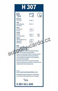 Stěrač BOSCH (BO 3397011429) - 300mm