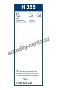 Stěrač BOSCH (BO 3397011435) - 350mm