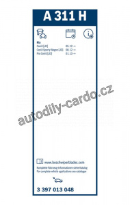 Stěrač BOSCH Aerotwin (BO 3397013048) - 300mm