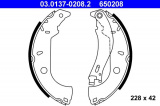 Sada brzdových čelistí ATE 03.0137-0208 (AT 650208)
