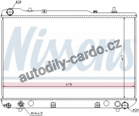 Chladič motoru NISSENS 61640 Chladič motoru NISSENS 61640