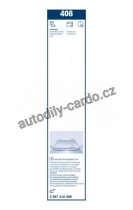 Sada stěračů BOSCH (BO 3397118408) - 530mm + 530mm Sada stěračů BOSCH (BO 3397118408) - 530mm + 530mm