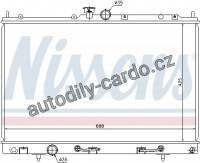 Chladič motoru NISSENS 62893 Chladič motoru NISSENS 62893