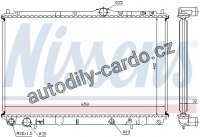 Chladič motoru NISSENS 62858A Chladič motoru NISSENS 62858A