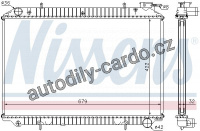 Chladič motoru NISSENS 62921A Chladič motoru NISSENS 62921A