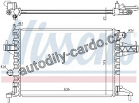 Chladič motoru NISSENS 63008 Chladič motoru NISSENS 63008