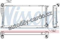 Chladič motoru NISSENS 60634A Chladič motoru NISSENS 60634A
