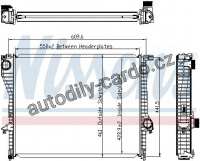 Chladič motoru NISSENS 60638