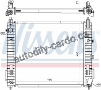 Chladič motoru NISSENS 606139 Chladič motoru NISSENS 606139