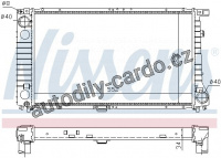 Chladič motoru NISSENS 60744A Chladič motoru NISSENS 60744A
