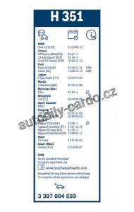 Stěrač BOSCH (BO 3397004559) - 350mm