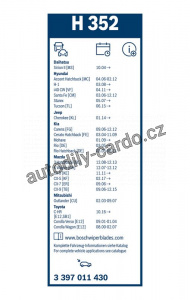 Stěrač BOSCH (BO 3397011430) - 350mm