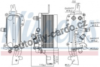 Chladič oleje automatické převodovky NISSENS 90838 Chladič oleje automatické převodovky NISSENS 90838