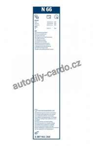 Stěrač BOSCH s integrovanou tryskou (BO 3397011310) - 650mm Stěrač BOSCH s integrovanou tryskou (BO 3397011310) - 650mm