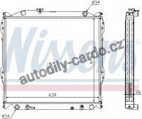 Chladič motoru NISSENS 647551 Chladič motoru NISSENS 647551