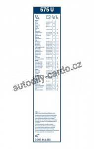 Stěrač BOSCH (BO 3397011351) - 575mm