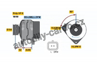 Alternátor BOSCH (BO 0986046240)