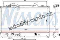 Chladič motoru NISSENS 69465