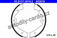 Sada brzdových čelistí ATE 03.0137-3019 (AT 653019)