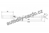 Snímač počtu otáček kol senzor ABS BOSCH (BO 0265004009) Snímač počtu otáček kol senzor ABS BOSCH (BO 0265004009)