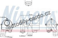 Přídavné vodní čerpadlo NISSENS 831072