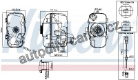 Vyrovnávací nádoba, chladicí kapalina NISSENS 996177