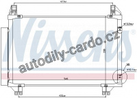 Chladič klimatizace NISSENS 940130 Chladič klimatizace NISSENS 940130