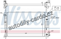Chladič motoru NISSENS 62050 Chladič motoru NISSENS 62050