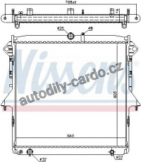 Chladič motoru NISSENS 69245 Chladič motoru NISSENS 69245