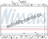 Chladič motoru NISSENS 63313 Chladič motoru NISSENS 63313