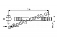Brzdová hadička BOSCH (BO 1987476308)