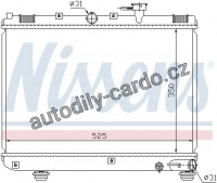 Chladič motoru NISSENS 66624 Chladič motoru NISSENS 66624