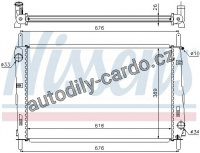 Chladič motoru NISSENS 69250 Chladič motoru NISSENS 69250