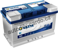 Autobaterie VARTA Start-Stop Plus 80Ah/800A (580500080)