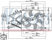 Ventilátor chladiče NISSENS 85190