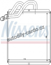 Výměník tepla NISSENS 77518 Výměník tepla NISSENS 77518
