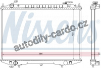 Chladič motoru NISSENS 68721 Chladič motoru NISSENS 68721