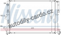 Chladič motoru NISSENS 63838 Chladič motoru NISSENS 63838