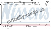Chladič motoru NISSENS 67349A Chladič motoru NISSENS 67349A