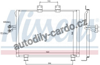 Chladič klimatizace NISSENS 940017 Chladič klimatizace NISSENS 940017