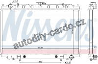 Chladič motoru NISSENS 67352