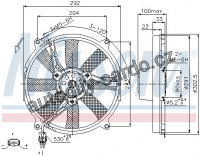 Ventilátor chladiče NISSENS 85702