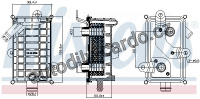 Chladič motorového oleje NISSENS 90895 Chladič motorového oleje NISSENS 90895